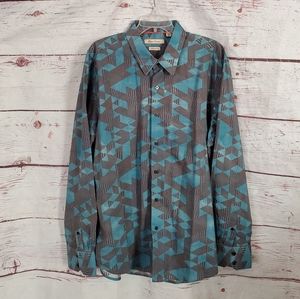 Robert Graham Exclusive Geometric Print Size 3xl but runs small like an XL